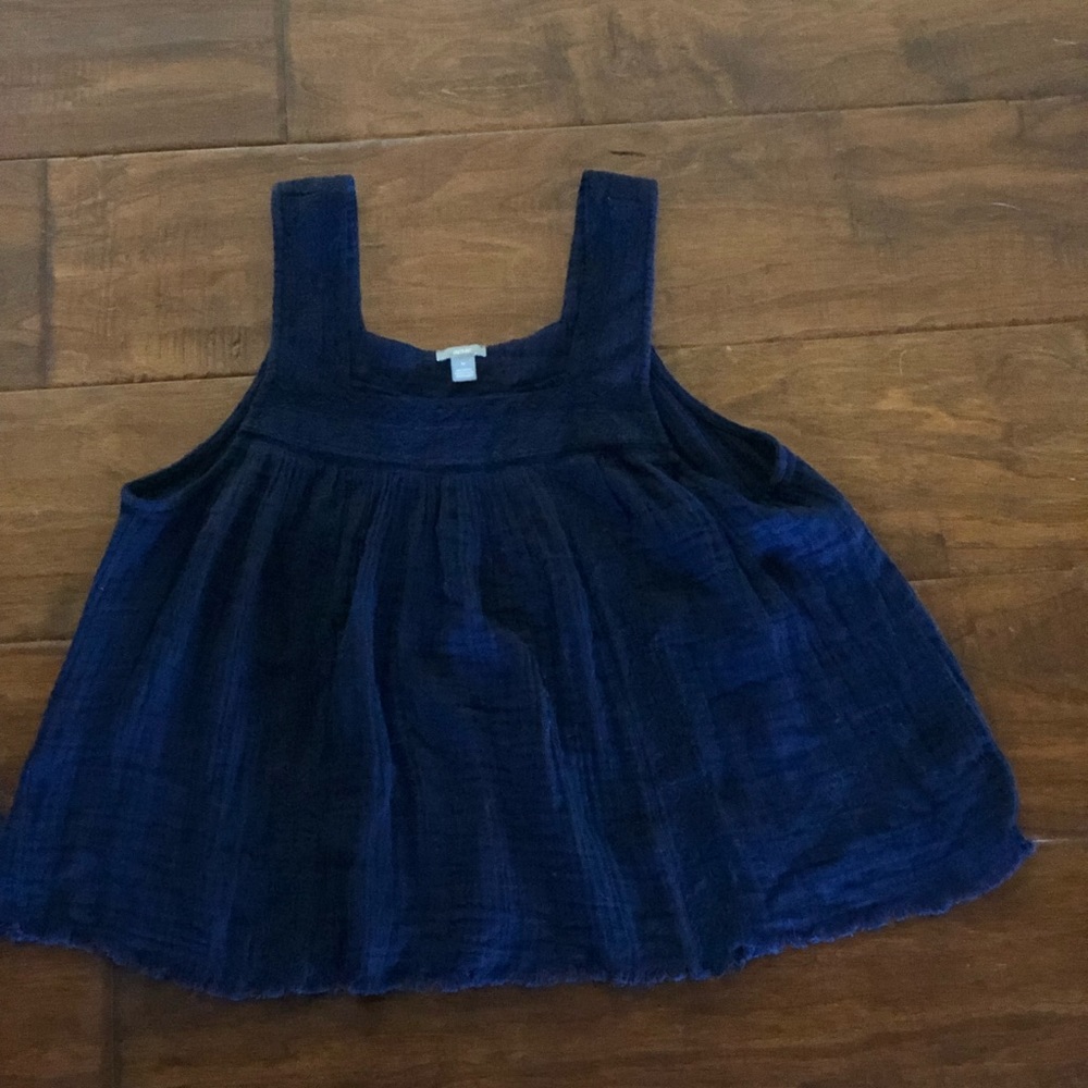 aerie navy blue tank top!
